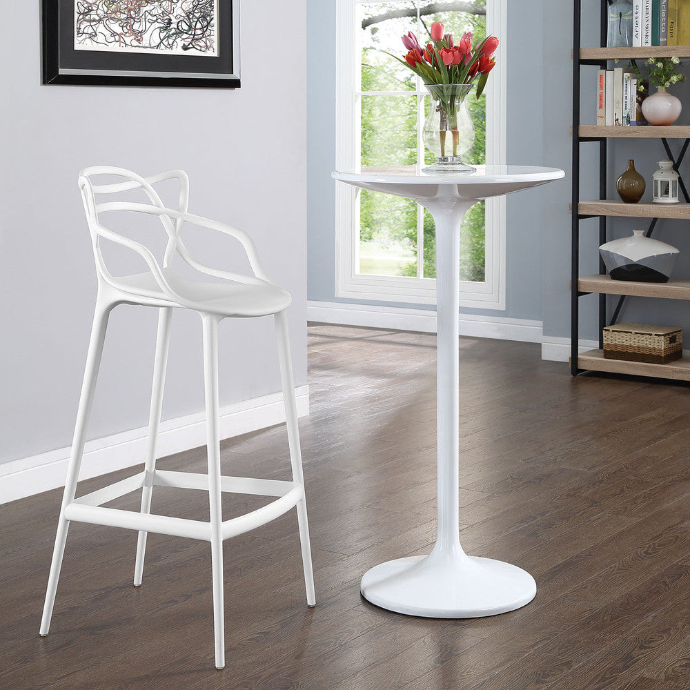 EEI-1460-WHI Entangled Bar Stool by Modway