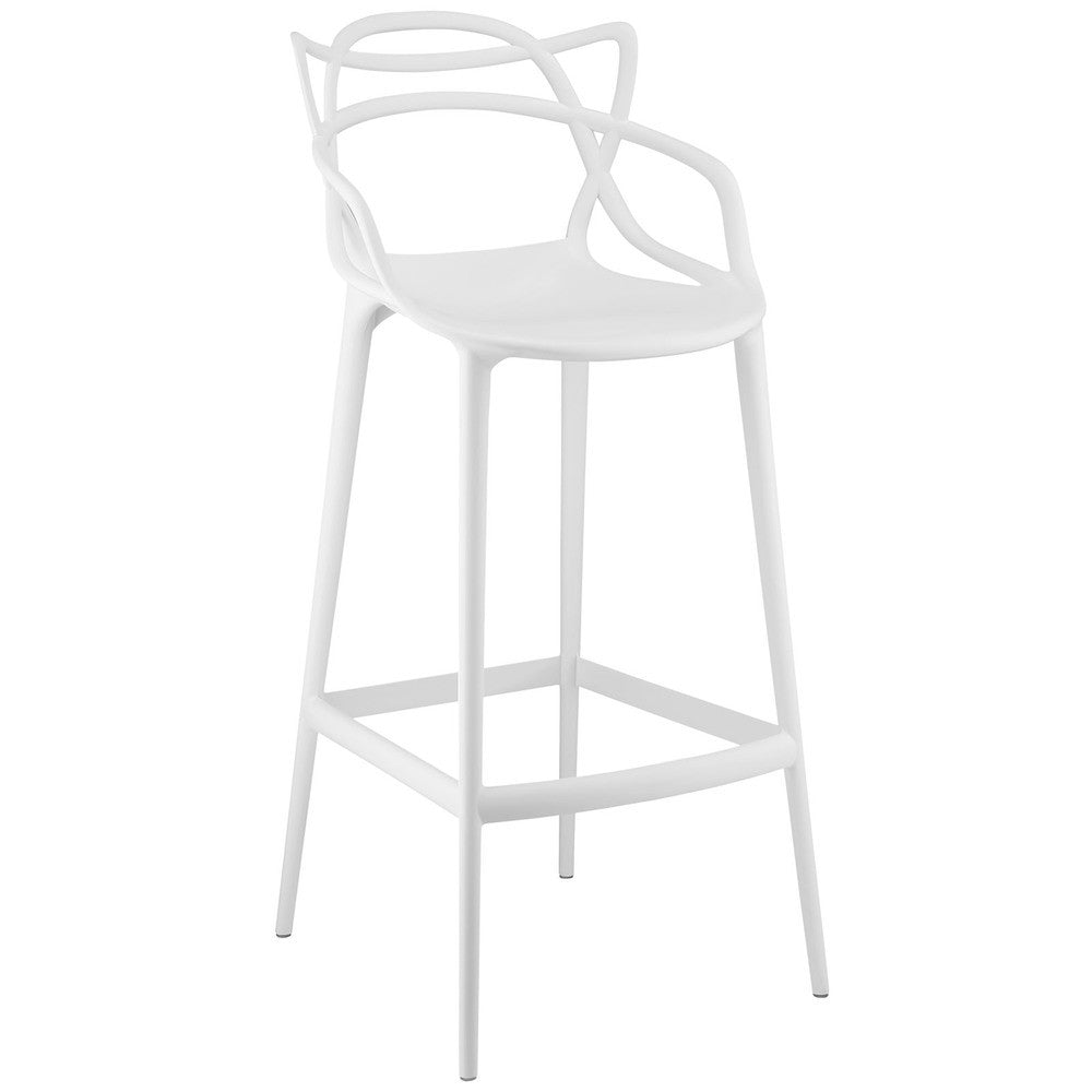 EEI-1460-WHI Entangled Bar Stool by Modway