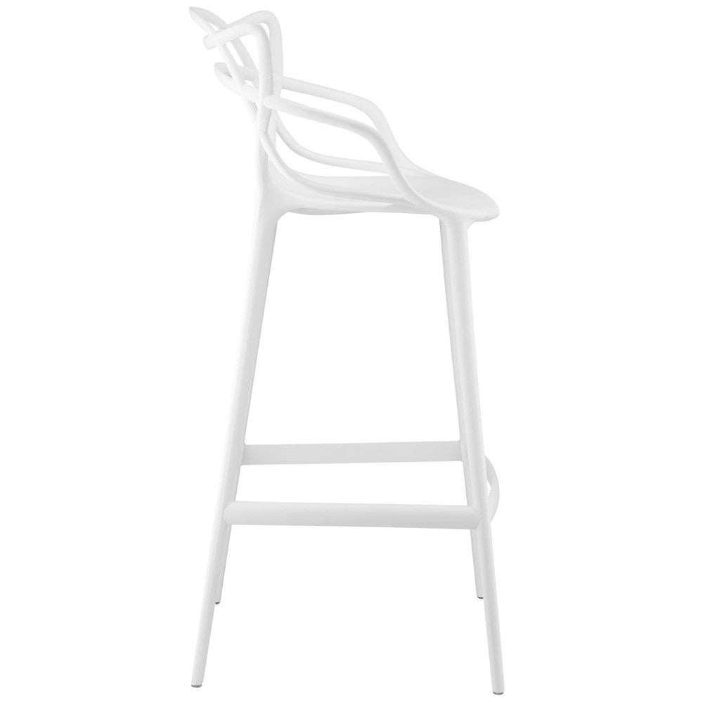 EEI-2349-WHI-SET Entangled Bar Stool Set of 2 by Modway
