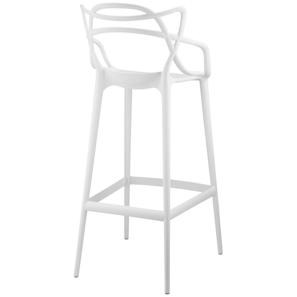 EEI-2349-WHI-SET Entangled Bar Stool Set of 2 by Modway