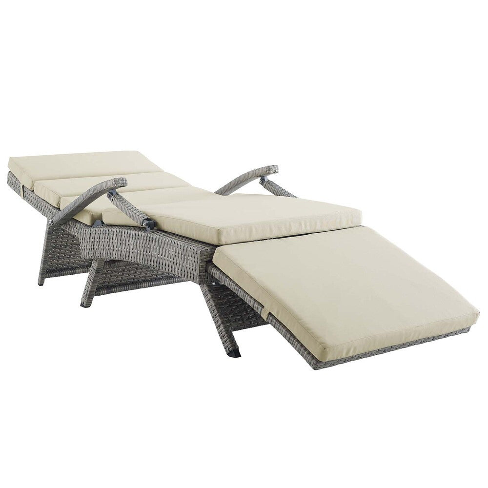 EEI-2301 Envisage Chaise Outdoor Patio Wicker Rattan Lounge Chair by Modway