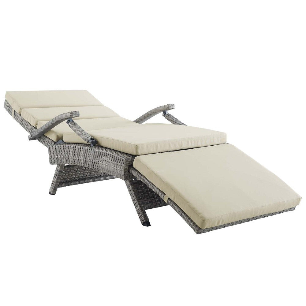 EEI-2301 Envisage Chaise Outdoor Patio Wicker Rattan Lounge Chair by Modway
