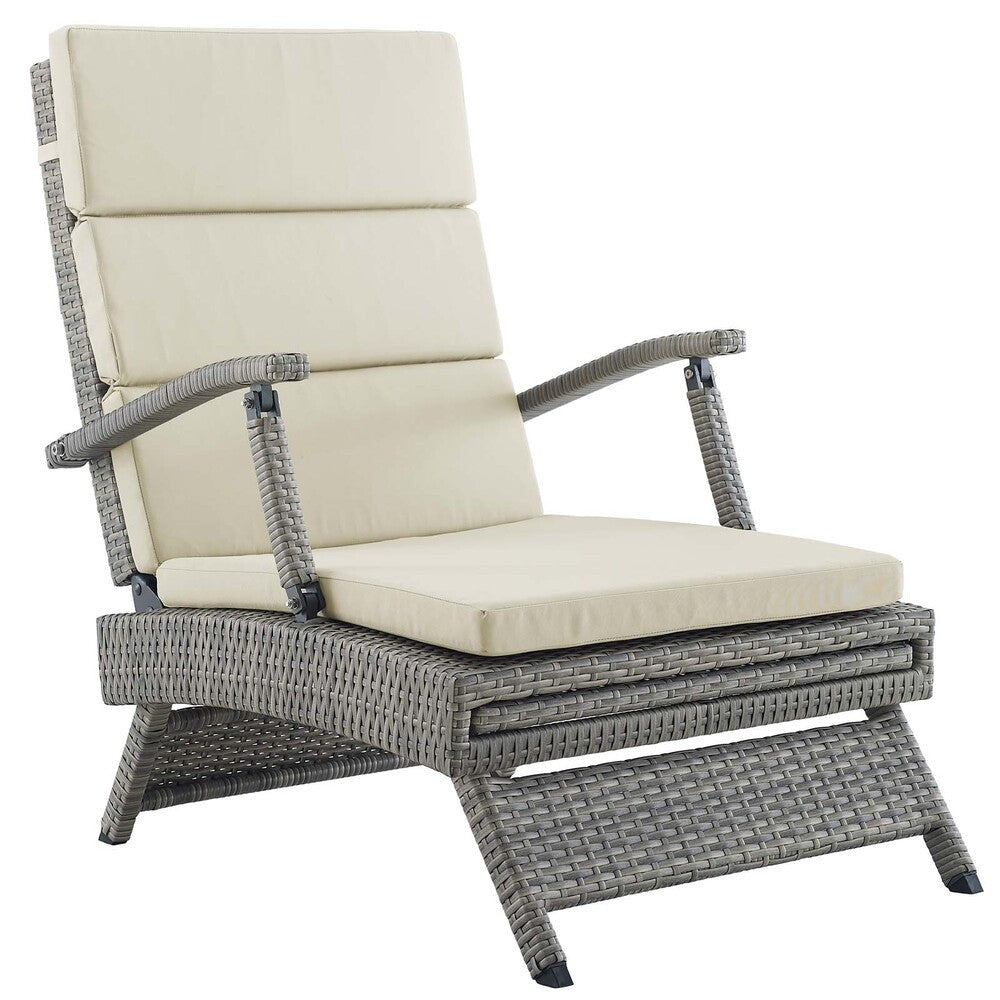 EEI-2301 Envisage Chaise Outdoor Patio Wicker Rattan Lounge Chair by Modway
