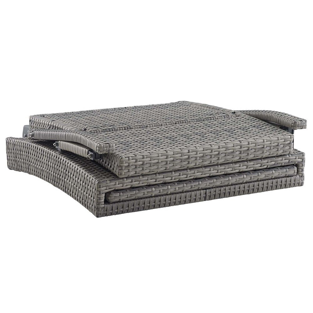 EEI-2301 Envisage Chaise Outdoor Patio Wicker Rattan Lounge Chair by Modway