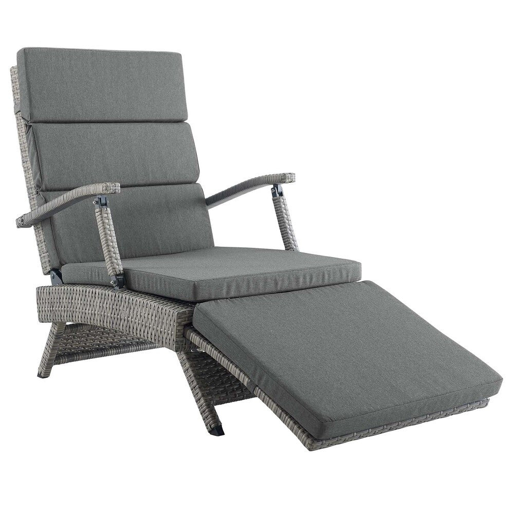EEI-2301 Envisage Chaise Outdoor Patio Wicker Rattan Lounge Chair by Modway