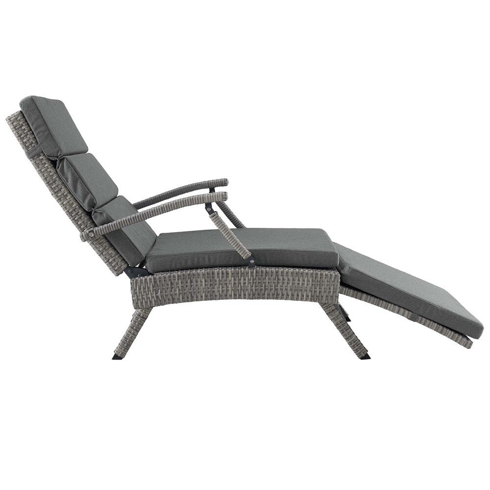EEI-2301 Envisage Chaise Outdoor Patio Wicker Rattan Lounge Chair by Modway