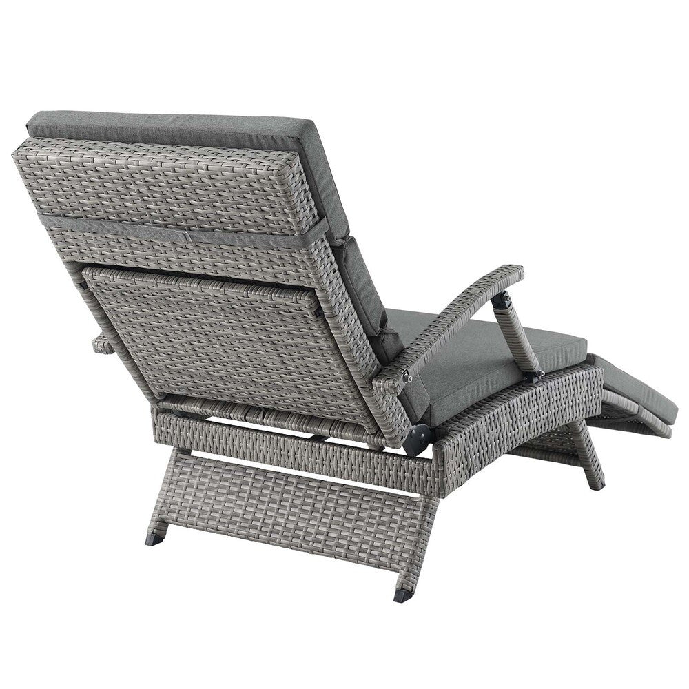 EEI-2301 Envisage Chaise Outdoor Patio Wicker Rattan Lounge Chair by Modway