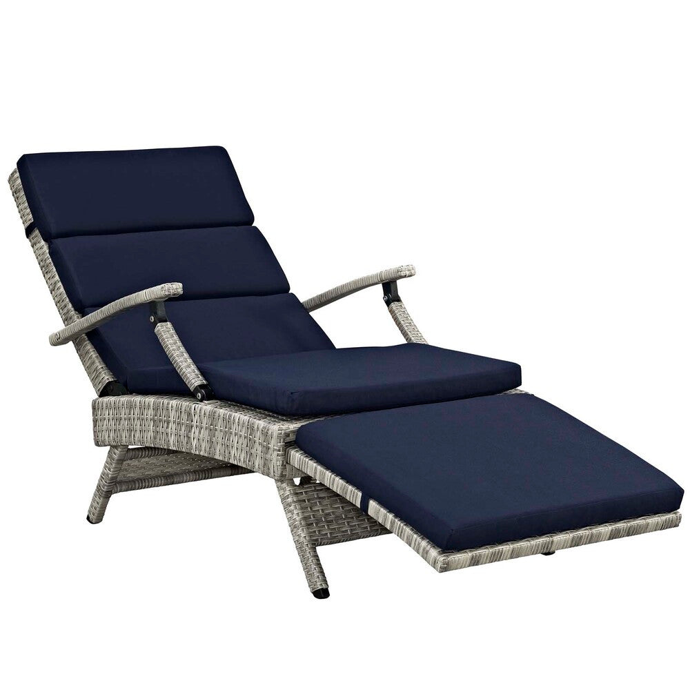 EEI-2301 Envisage Chaise Outdoor Patio Wicker Rattan Lounge Chair by Modway