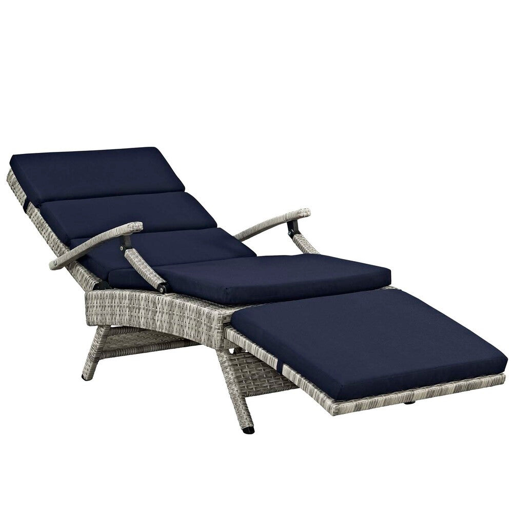 EEI-2301 Envisage Chaise Outdoor Patio Wicker Rattan Lounge Chair by Modway