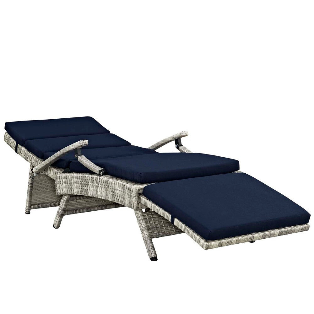 EEI-2301 Envisage Chaise Outdoor Patio Wicker Rattan Lounge Chair by Modway