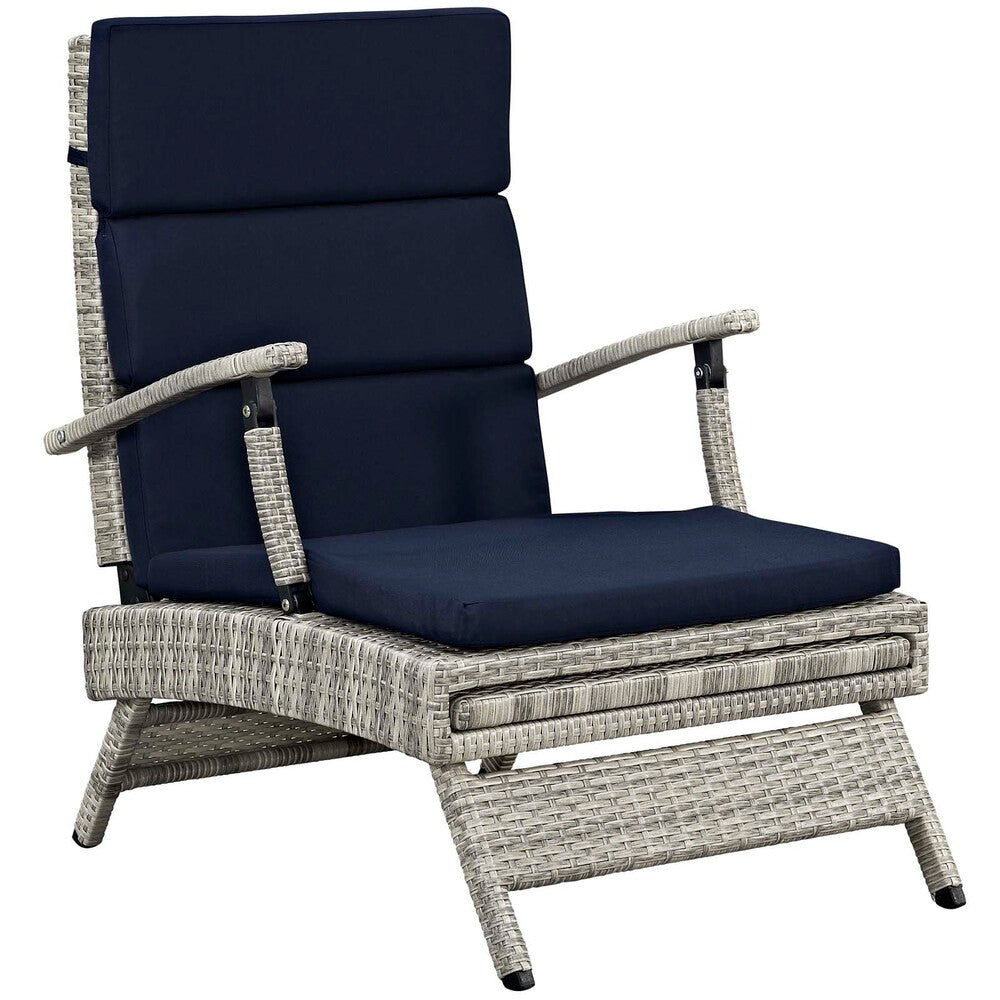 EEI-2301 Envisage Chaise Outdoor Patio Wicker Rattan Lounge Chair by Modway