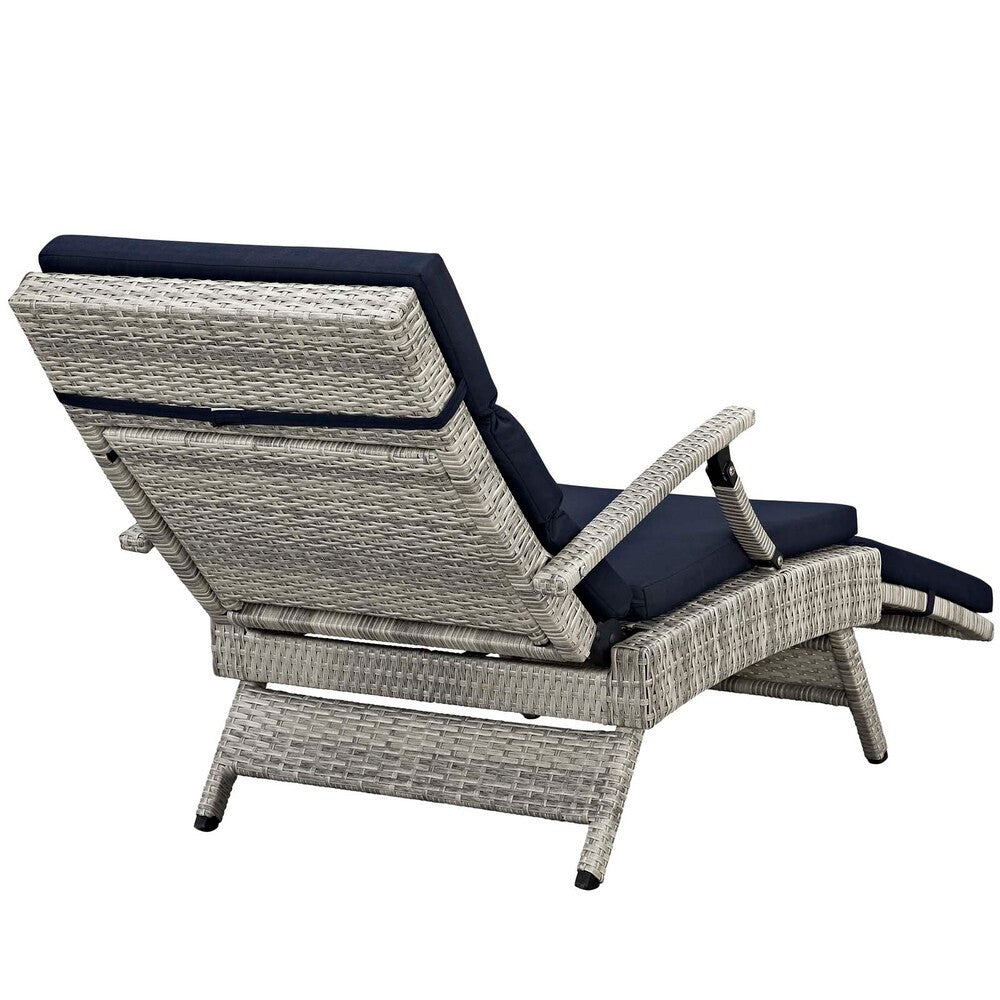EEI-2301 Envisage Chaise Outdoor Patio Wicker Rattan Lounge Chair by Modway