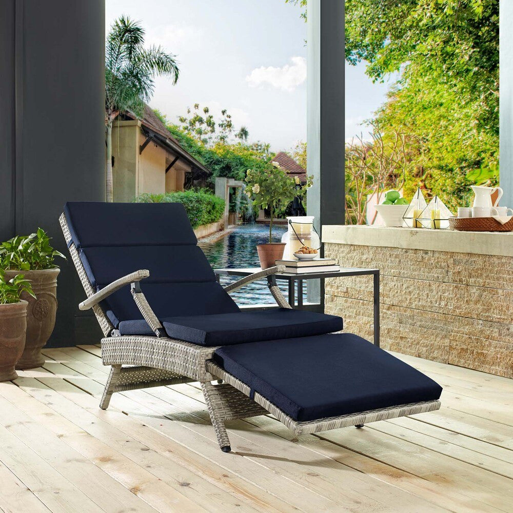 EEI-2301 Envisage Chaise Outdoor Patio Wicker Rattan Lounge Chair by Modway