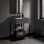 EEI-6861-BLK-WHI Etch 24" Bathroom Vanity with Sink by Modway