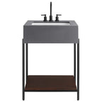 EEI-6861-BLK-WHI Etch 24" Bathroom Vanity with Sink by Modway