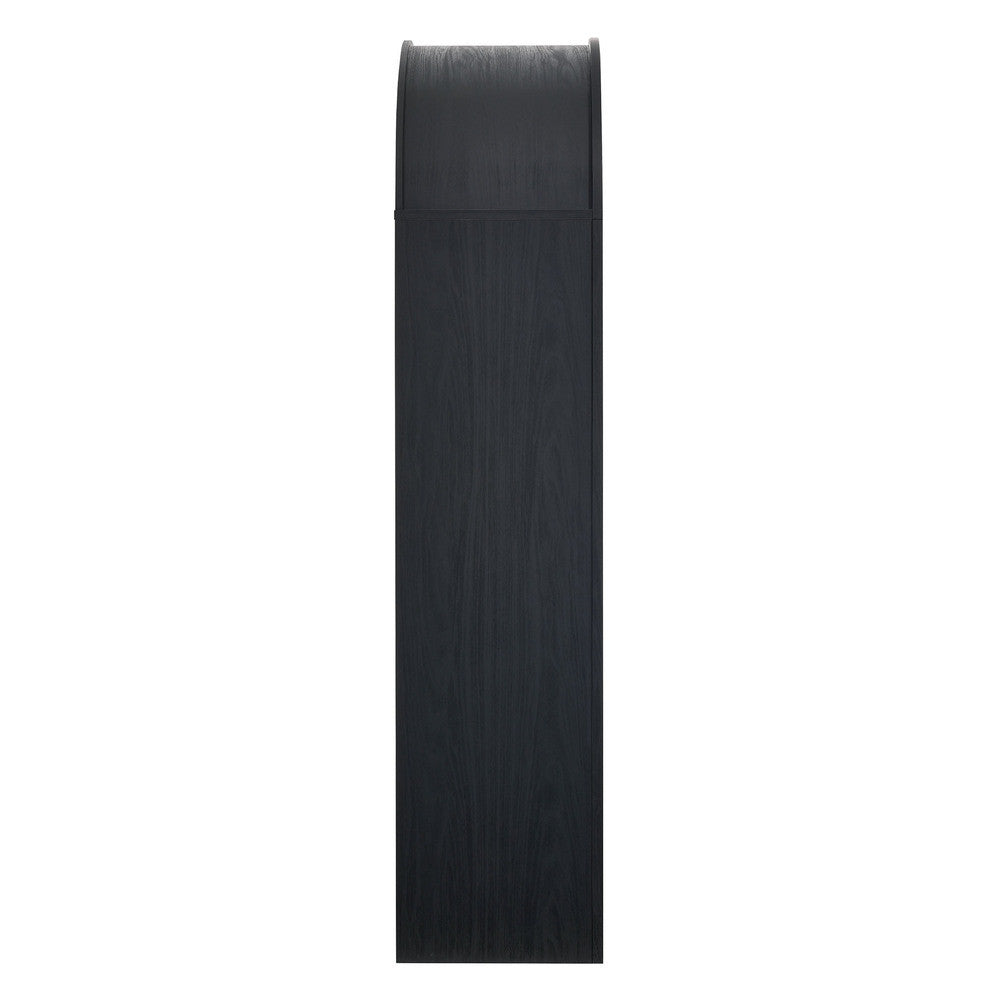 Modway Evie Arched Wide Bookcase Display Cabinet by Modway-EEI-7202-BLK-OAK