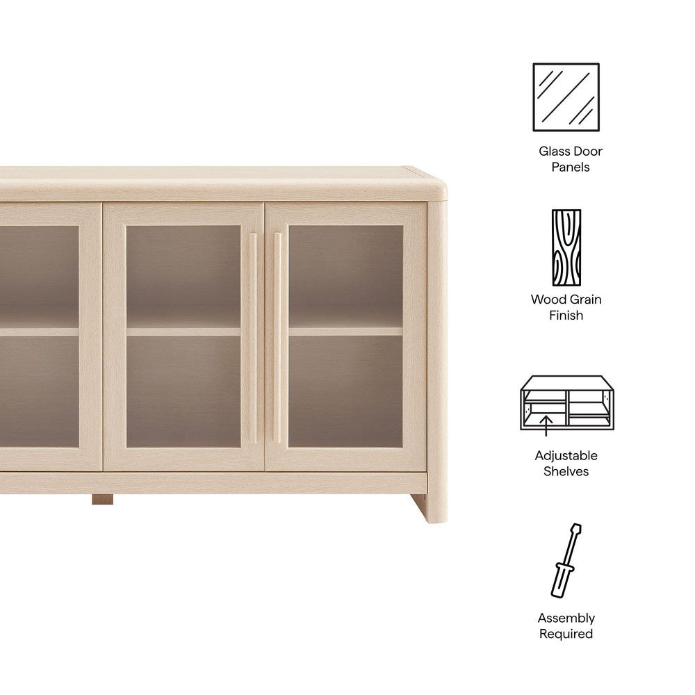 Modway Evren 4-Door Sideboard Storage Display Cabinet by Modway-EEI-7287-ASH
