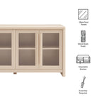 Modway Evren 4-Door Sideboard Storage Display Cabinet by Modway-EEI-7287-ASH