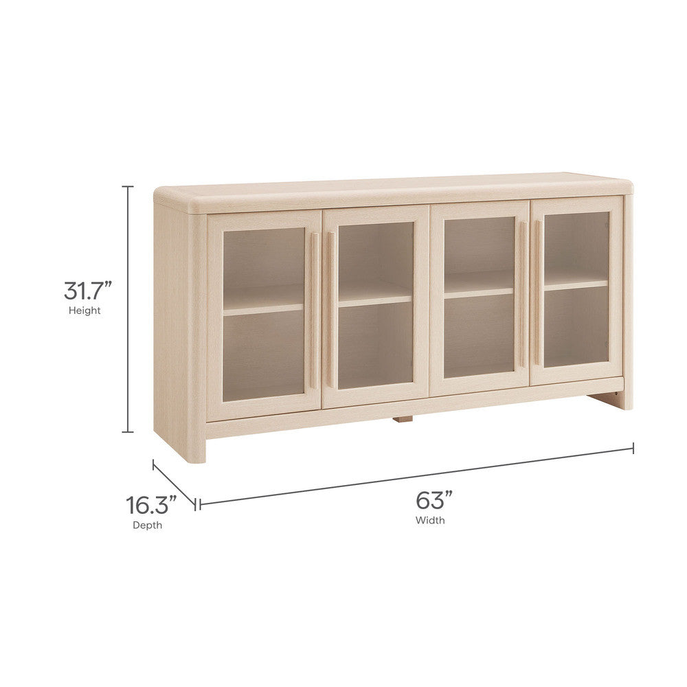 Modway Evren 4-Door Sideboard Storage Display Cabinet by Modway-EEI-7287-ASH