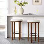 Modway Fable Boucle Fabric Bar Stools Set of 2 by Modway-EEI-6819