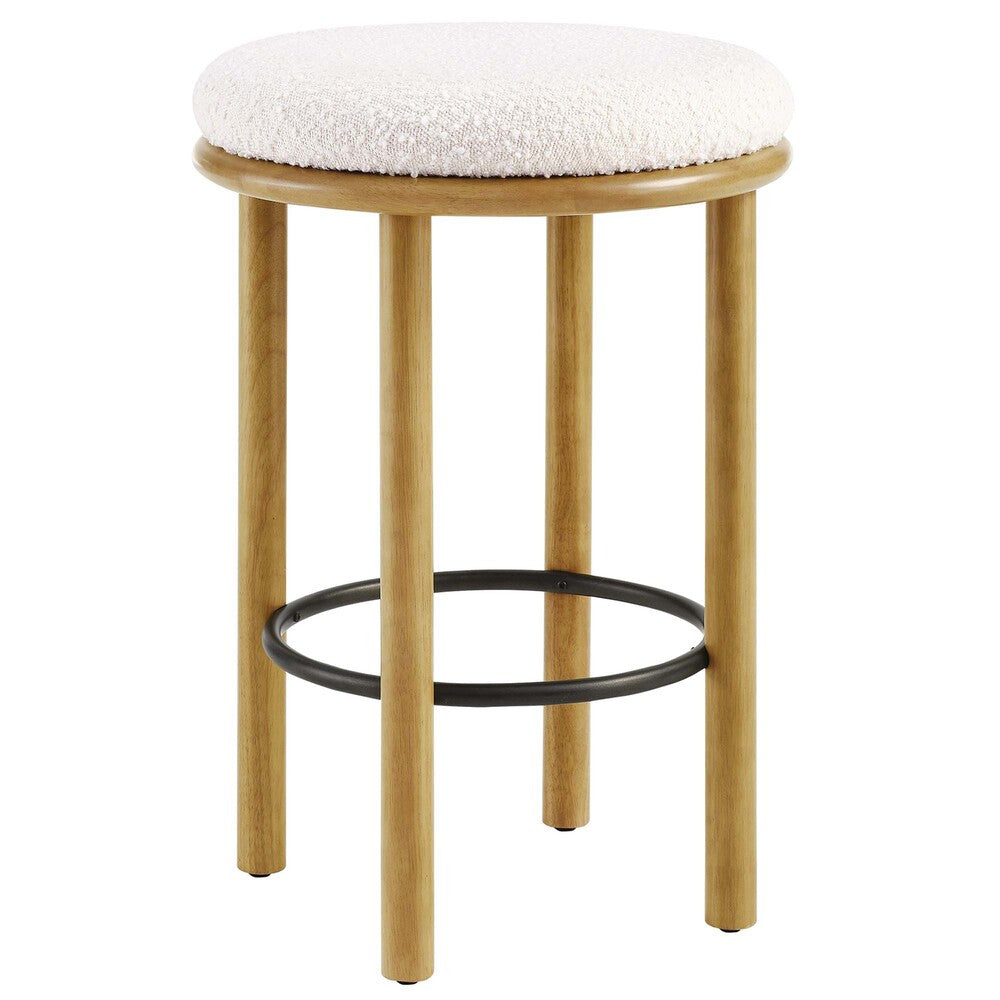 Modway Fable Boucle Fabric Counter Stools Set of 2 by Modway-EEI-6818