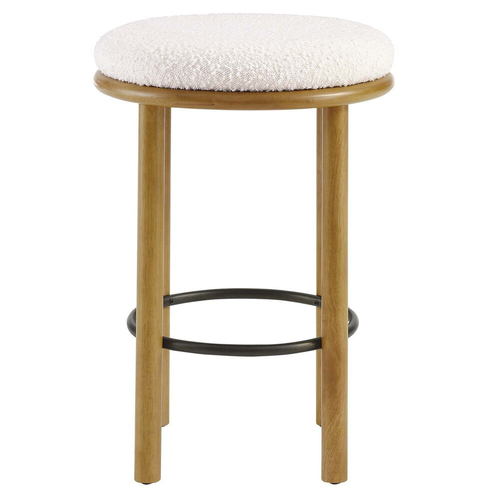Modway Fable Boucle Fabric Counter Stools Set of 2 by Modway-EEI-6818