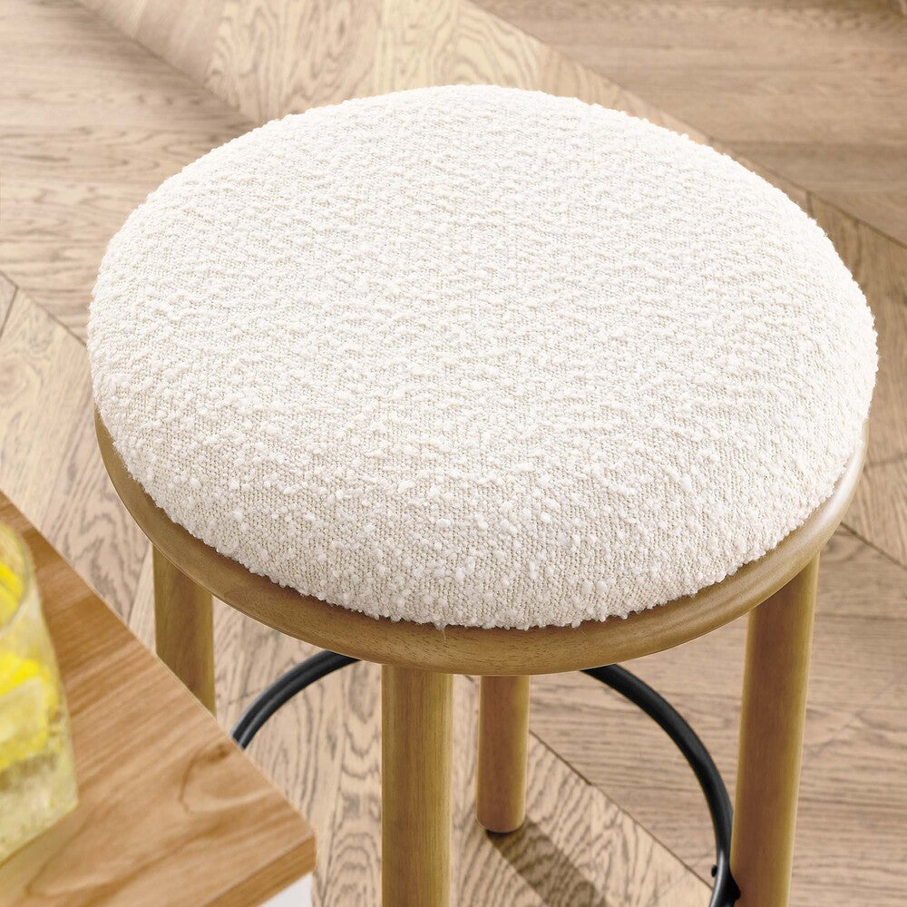 Modway Fable Boucle Fabric Counter Stools Set of 2 by Modway-EEI-6818