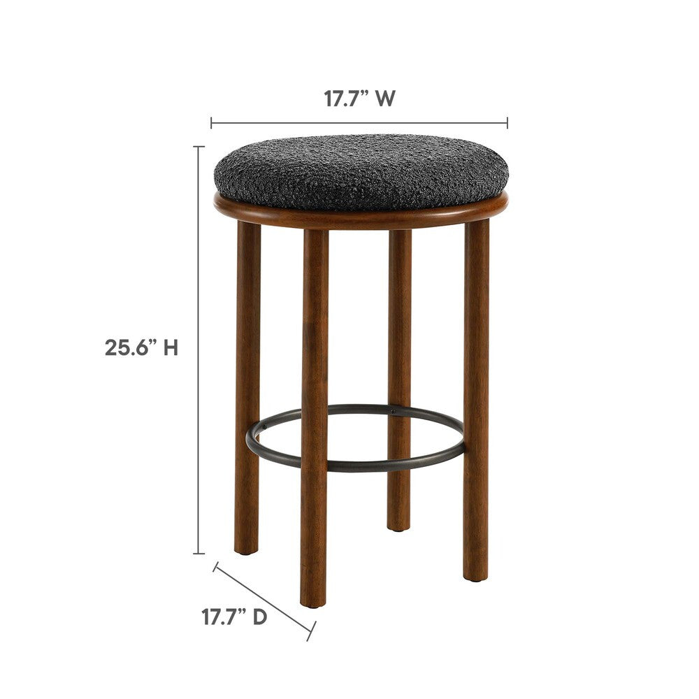 Modway Fable Boucle Fabric Counter Stools Set of 2 by Modway-EEI-6818