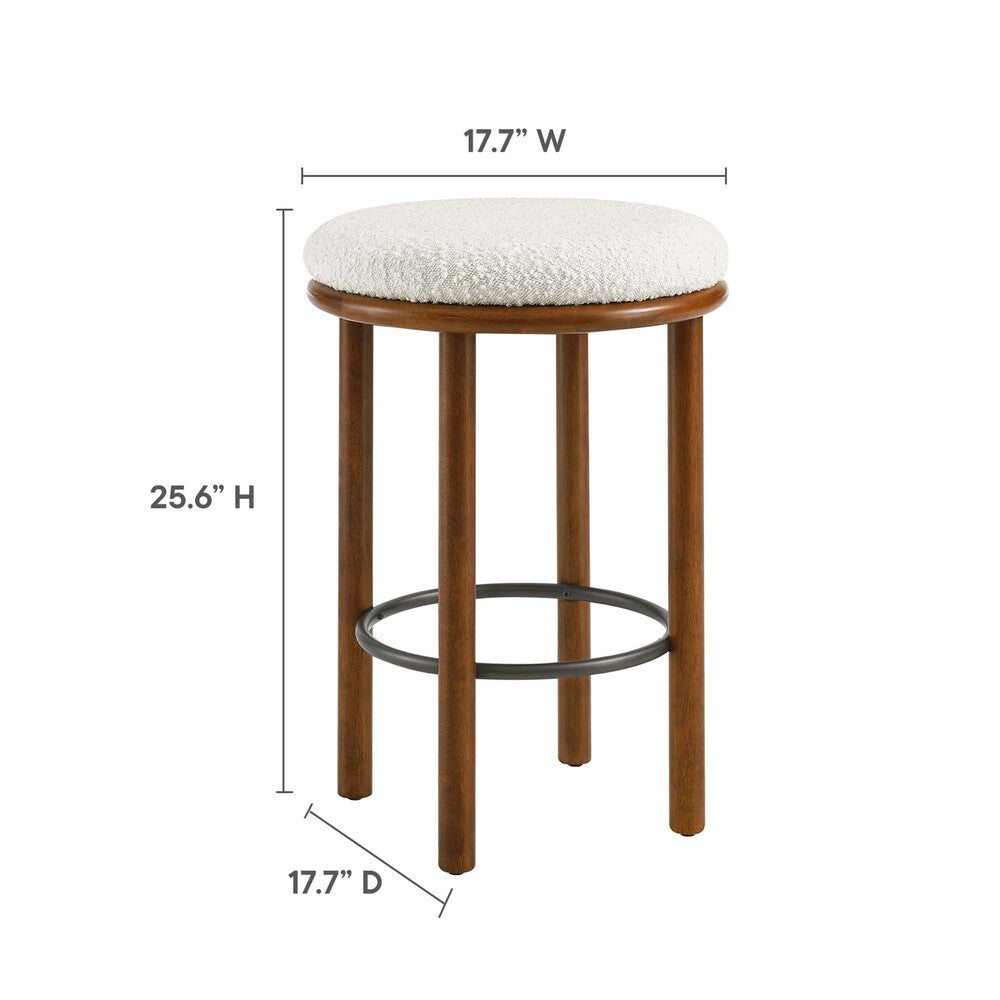 Modway Fable Boucle Fabric Counter Stools Set of 2 by Modway-EEI-6818