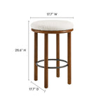 Modway Fable Boucle Fabric Counter Stools Set of 2 by Modway-EEI-6818