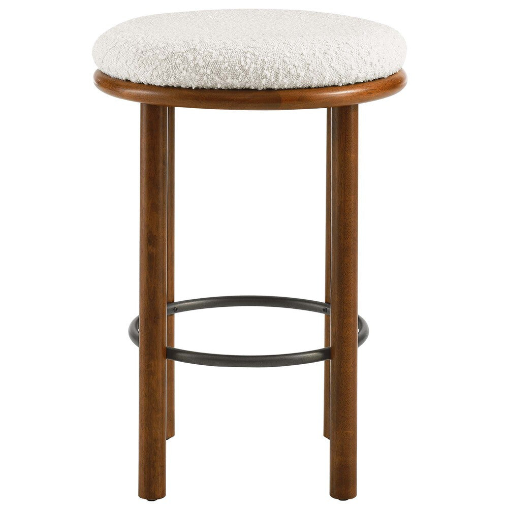 Modway Fable Boucle Fabric Counter Stools Set of 2 by Modway-EEI-6818