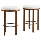 Modway Fable Boucle Fabric Counter Stools Set of 2 by Modway-EEI-6818