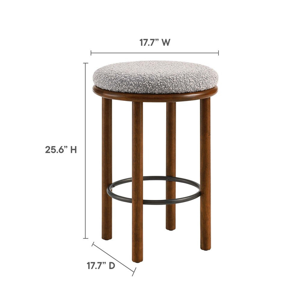 Modway Fable Boucle Fabric Counter Stools Set of 2 by Modway-EEI-6818