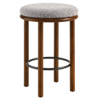 Modway Fable Boucle Fabric Counter Stools Set of 2 by Modway-EEI-6818