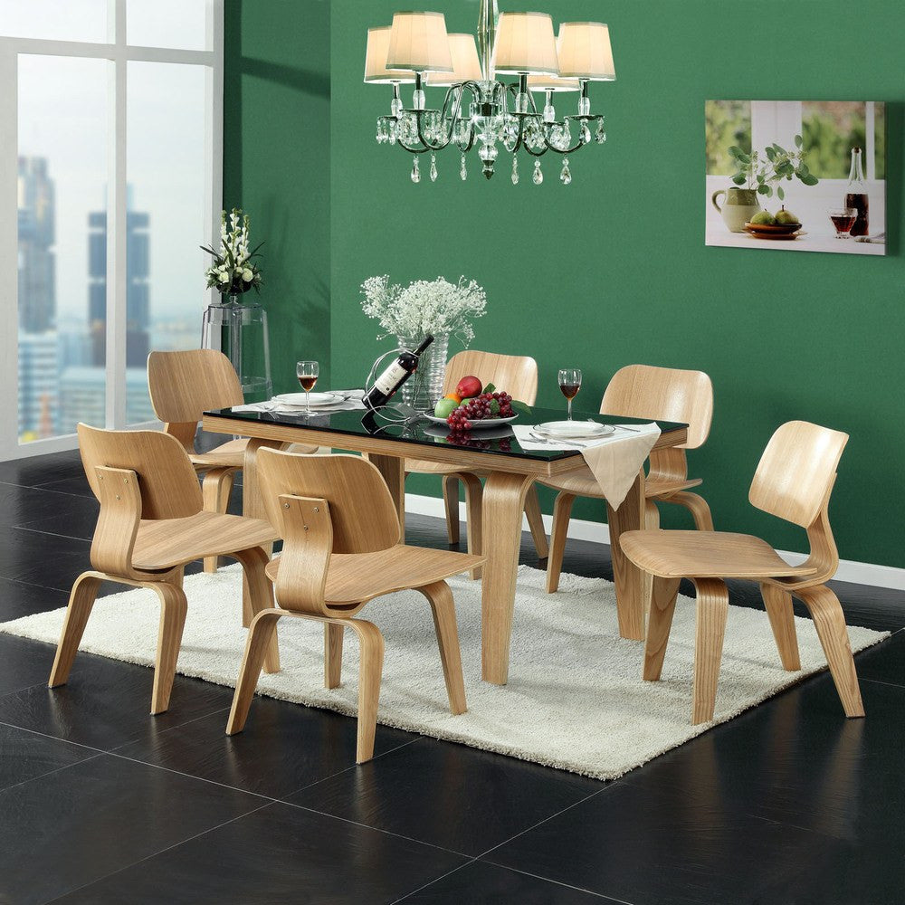 EEI-910-NAT Fathom Dining Chairs Set of 6 by Modway