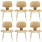 EEI-910-NAT Fathom Dining Chairs Set of 6 by Modway