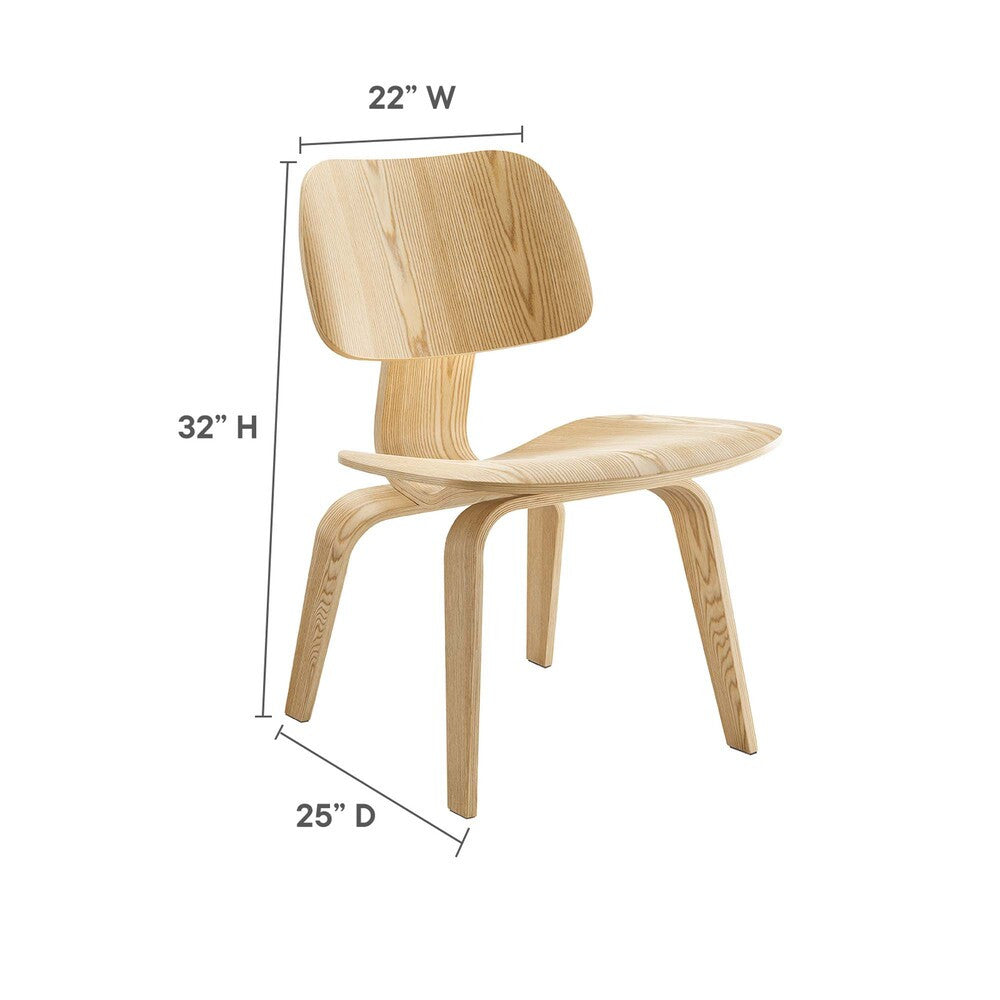 EEI-620-NAT Fathom Wood Dining Chair by Modway