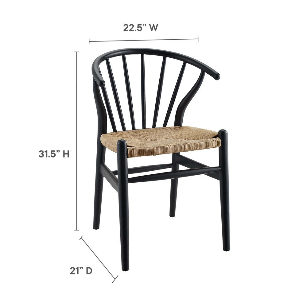 EEI-3338 Flourish Spindle Wood Dining Side Chair by Modway