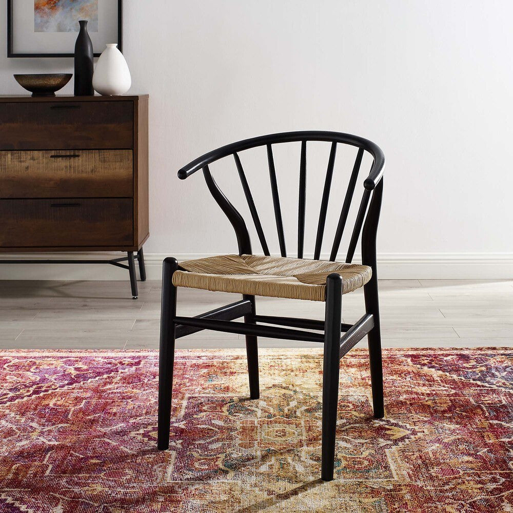 EEI-3338 Flourish Spindle Wood Dining Side Chair by Modway