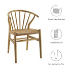 EEI-3338 Flourish Spindle Wood Dining Side Chair by Modway