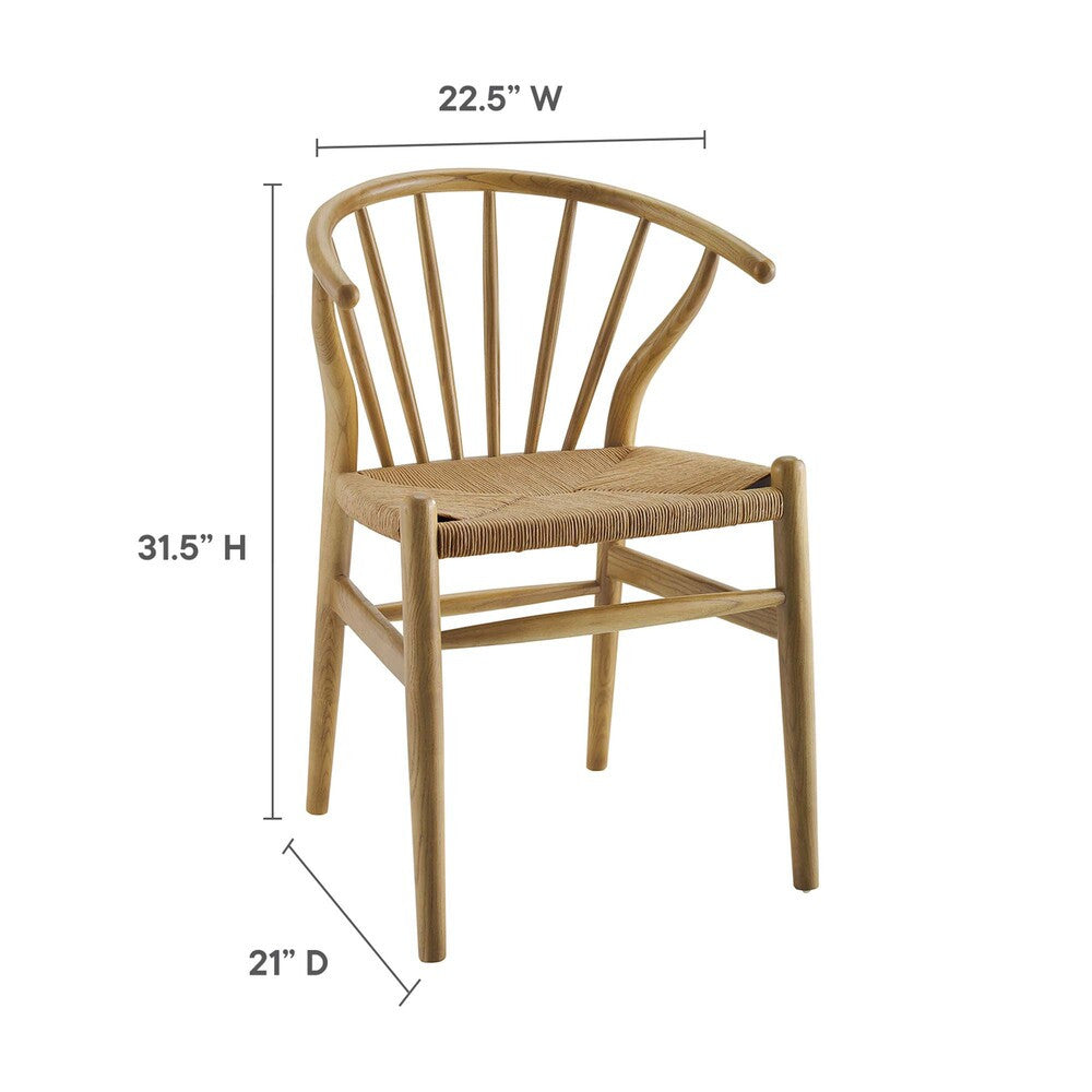 EEI-3338 Flourish Spindle Wood Dining Side Chair by Modway