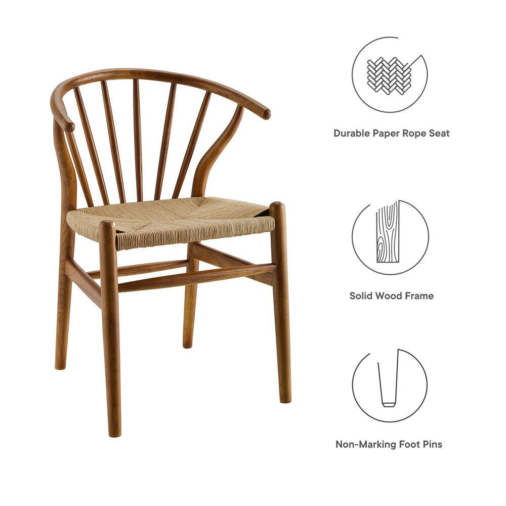 EEI-3338 Flourish Spindle Wood Dining Side Chair by Modway