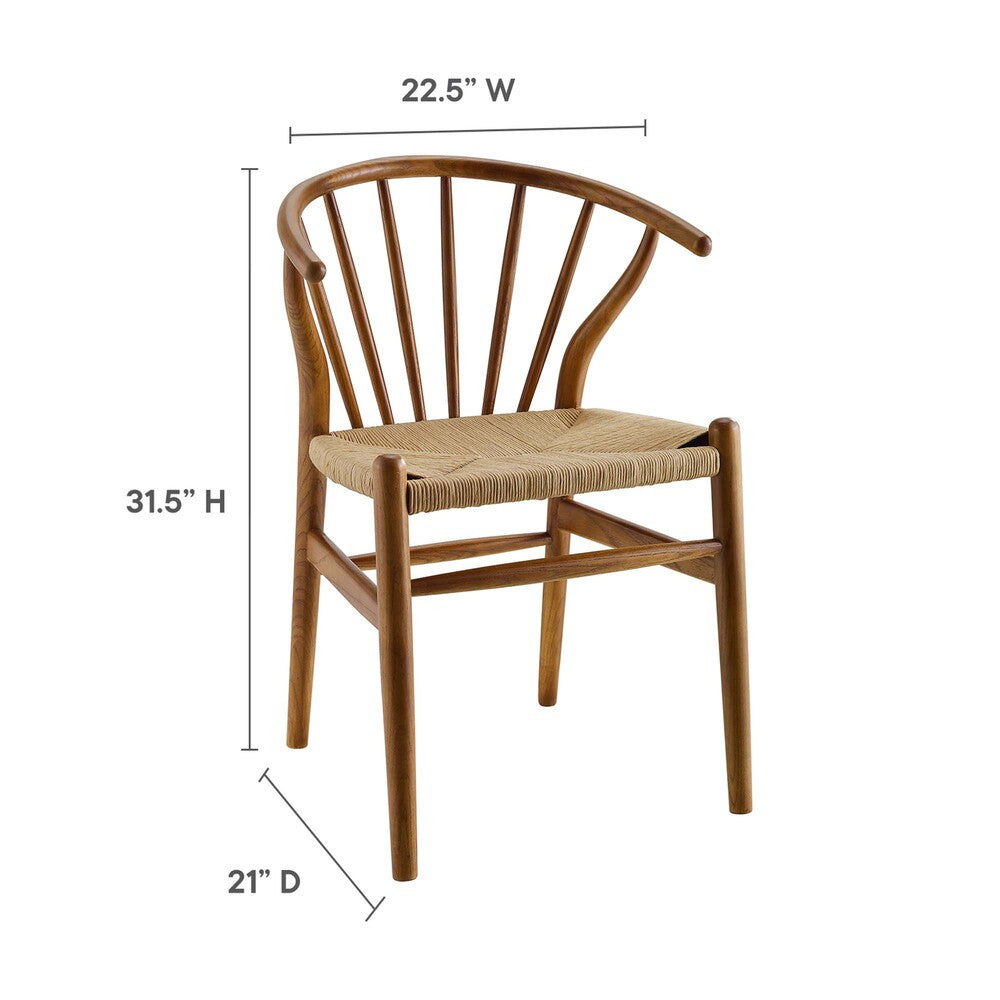 EEI-3338 Flourish Spindle Wood Dining Side Chair by Modway