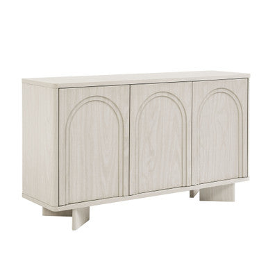 Modway EEI-7039-WWA Flux Arched 3-Door Sideboard White Wash