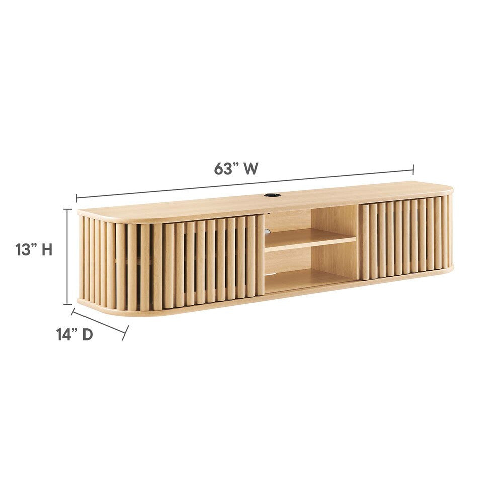 EEI-6528 Fortitude 63" Wall-Mounted TV Stand by Modway