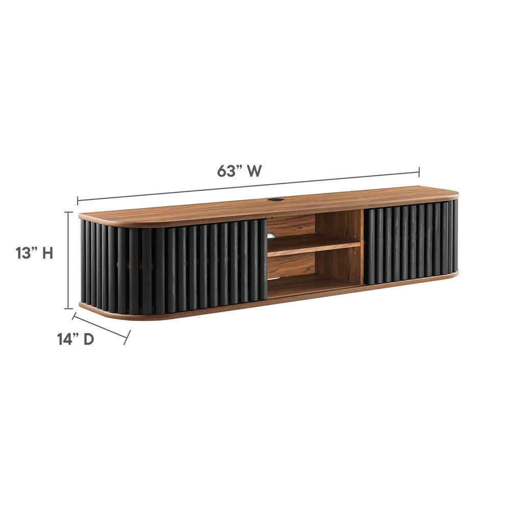 EEI-6528 Fortitude 63" Wall-Mounted TV Stand by Modway