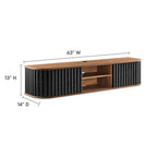 EEI-6528 Fortitude 63" Wall-Mounted TV Stand by Modway