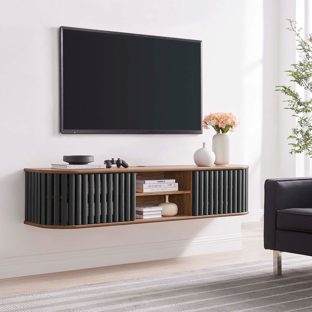 EEI-6528 Fortitude 63" Wall-Mounted TV Stand by Modway