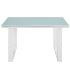 EEI-1515-WHI-SET Fortuna Outdoor Patio Side Table by Modway
