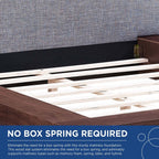 MOD-5721 Freja Fabric Queen Platform Bed by Modway
